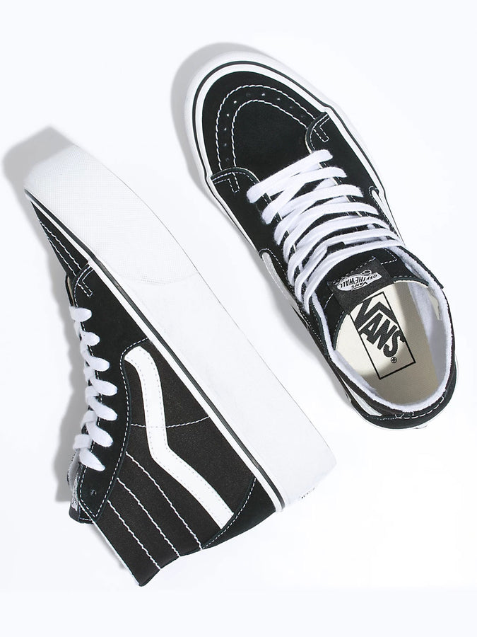 Vans Sk8-Hi Tapered Stackform Black/True White Shoes | BLACK/TRUE WHITE (BMX)