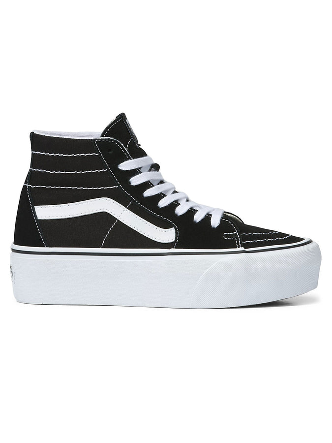 Vans Sk8-Hi Tapered Stackform Black/True White Shoes | BLACK/TRUE WHITE (BMX)