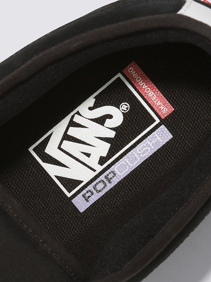 Vans Skate Chukka Low Sidestripe Black/Black/White Shoes | BLACK/BLACK/WHITE (B8C)