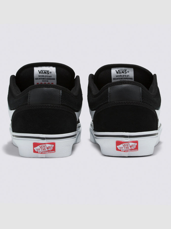 Vans Skate Chukka Low Sidestripe Black/White Shoes | BLACK/WHITE (BA2)