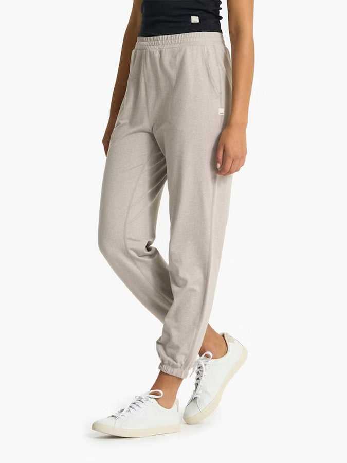 Vuori Boyfriend Women Sweatpants | OYSTER HEATHER (HOY)