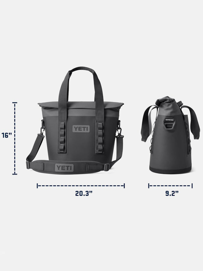 Yeti Hopper Charcoal M15 Soft Cooler 2024 | ChARCOAL