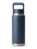 Yeti Rambler Straw Navy 26oz Bottle