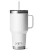 Rambler 1L White Straw Mug