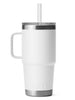 Yeti Rambler 25oz White Straw Mug 2024