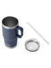 Yeti Rambler Navy 25oz Straw Mug