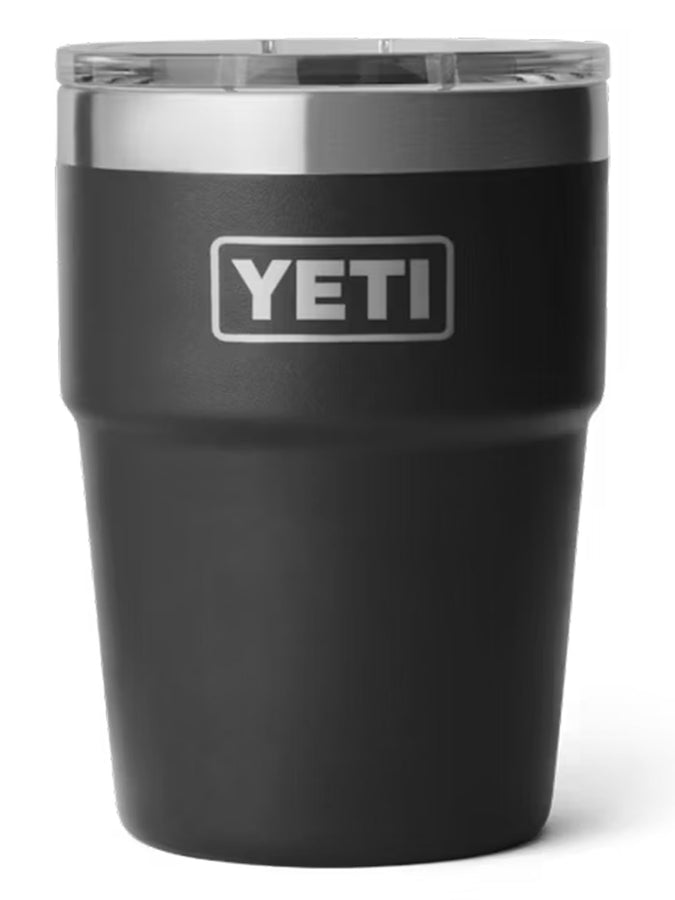 Yeti Rambler 16oz Black Stackable Cup 2024 | BLACK