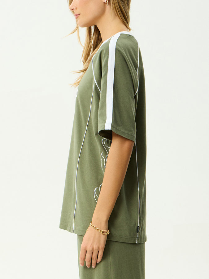 Afends Dirts T-Shirt Spring 2026 | DEEP OLIVE