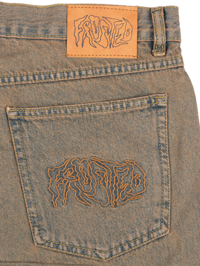 Frosted Wavy Shorts Fall 2026 | FADED KHAKI
