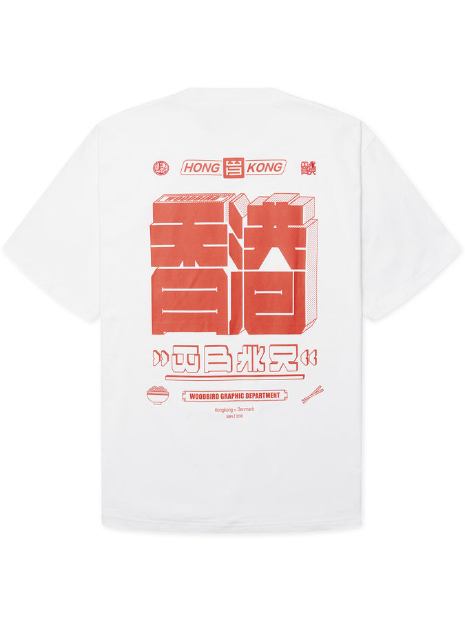 Woodbird Baine HK T-Shirt Fall 2026 | WHITE