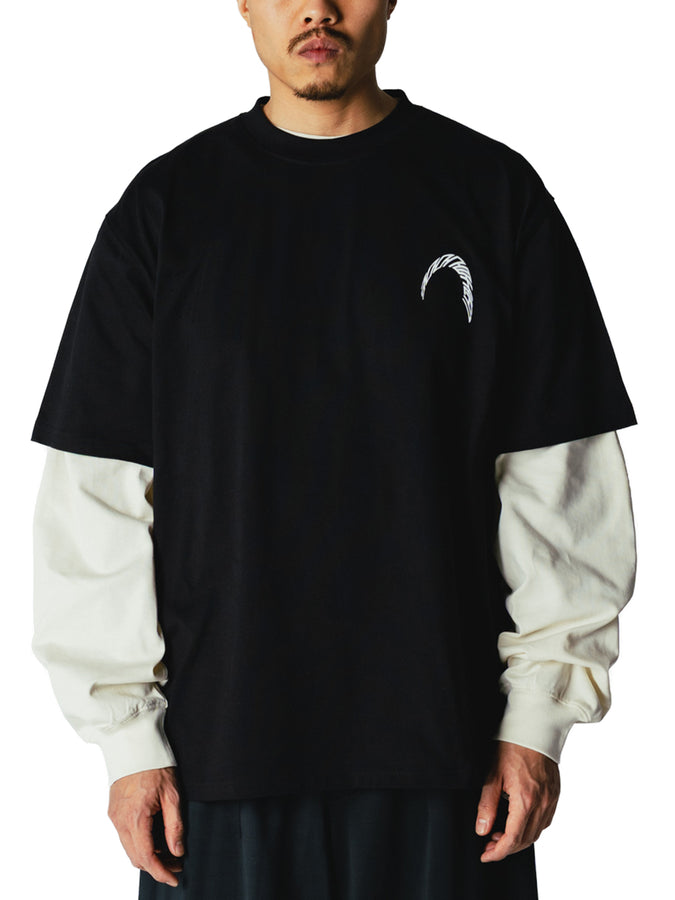 Woodbird Baine Warp T-Shirt Fall 2026 | BLACK