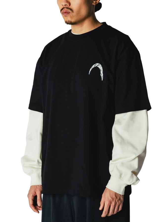 Woodbird Baine Warp T-Shirt Fall 2026 | BLACK