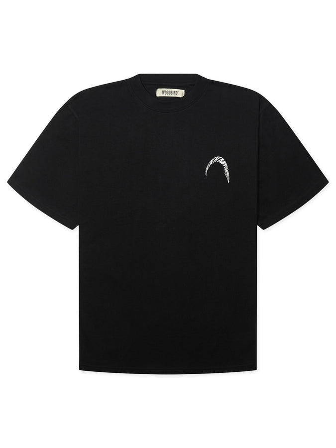 Woodbird Baine Warp T-Shirt Fall 2026 | BLACK