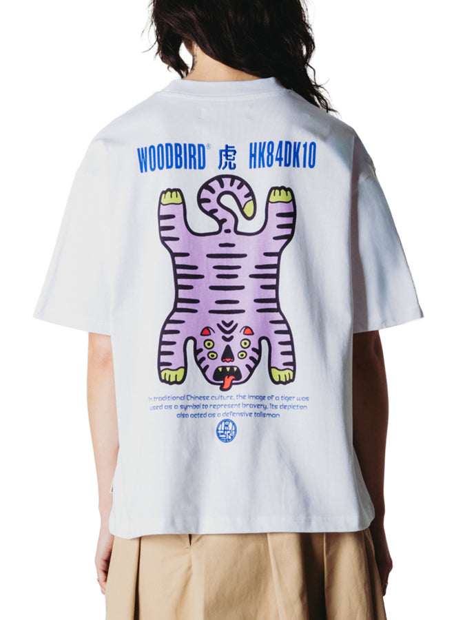 Woodbird Balo Tiger T-Shirt Fall 2026 | WHITE