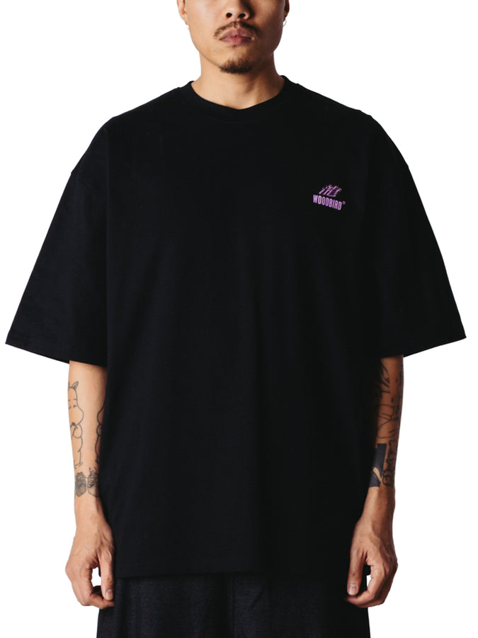 Woodbird Beam Action T-Shirt Fall 2026 | BLACK