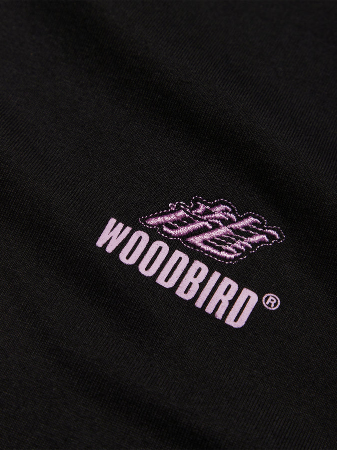 Woodbird Beam Action T-Shirt Fall 2026 | BLACK