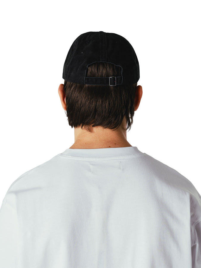 Woodbird Core Twill Strapback Hat |  BLACK/WHITE
