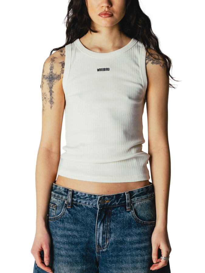Woodbird Dee Base Tank Top Fall 2026 | WHITE