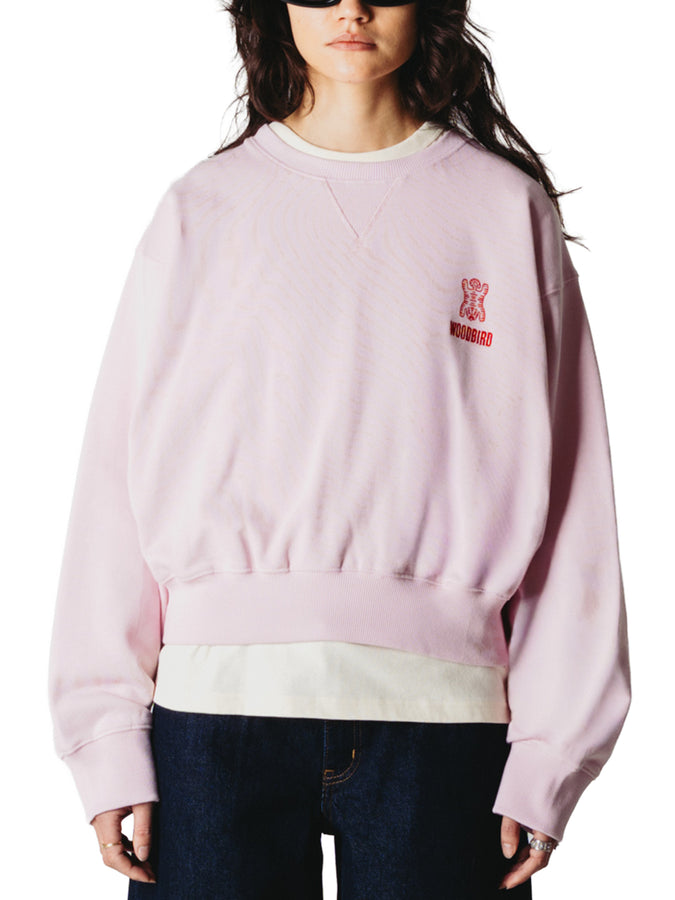 Woodbird Franka Tiger Crewneck Sweatshirt Fall 2026 | VIOLET