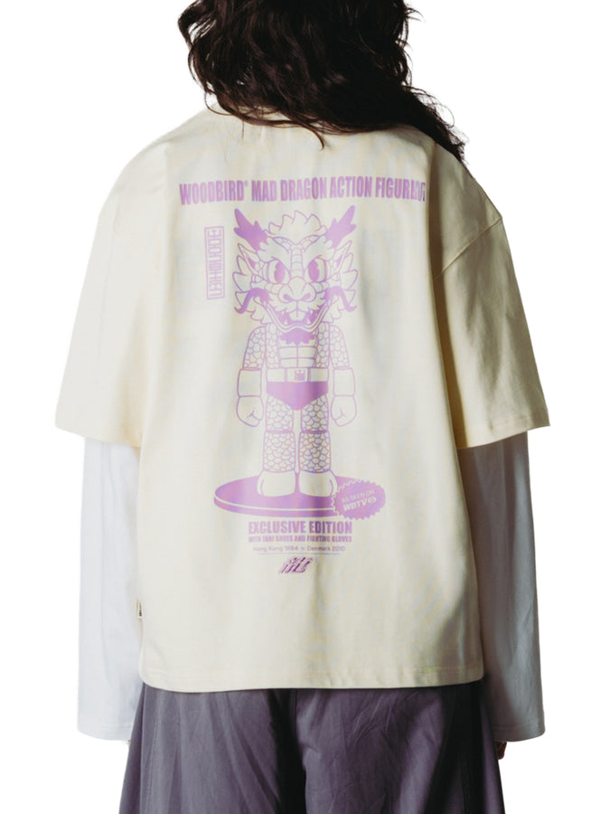 Woodbird Juno Action T-Shirt Fall 2026 | OFF WHITE