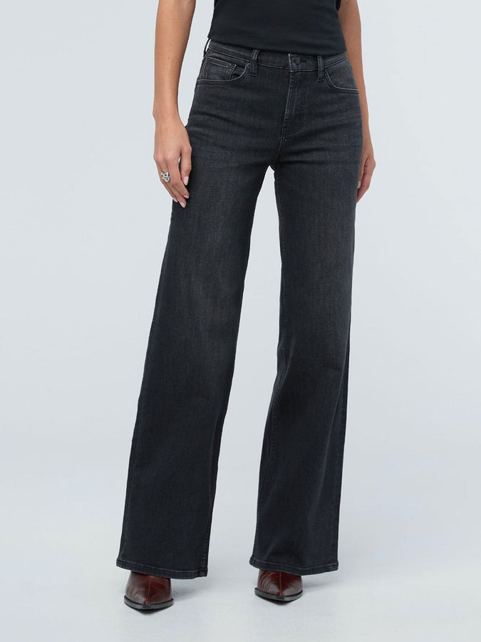 Duer Performance Plus High Rise Wide Faded Black Jeans Fall 2026 | FADED BLACK (Z06)