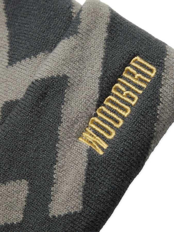 Woodbird Yan Fold JQ Art Beanie | SLATE BLUE/GREY