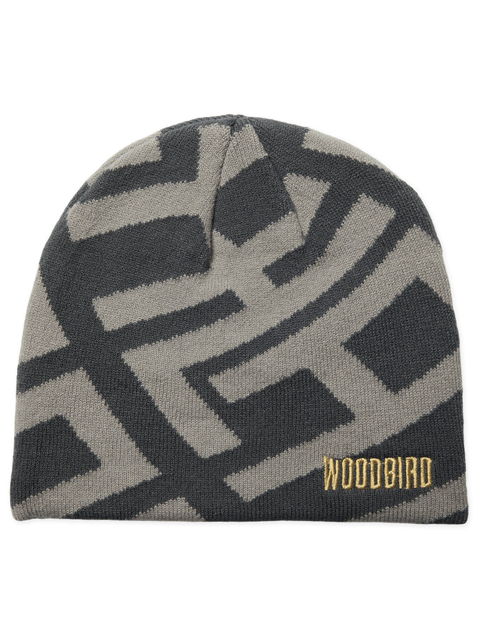 Woodbird Yan JQ Art Beanie | SLATE BLUE/GREY
