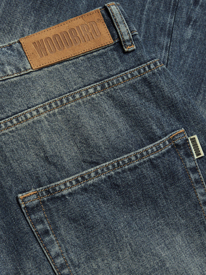 Woodbird Yuto Freeze Jeans Fall 2026 | WASHED MID BLUE