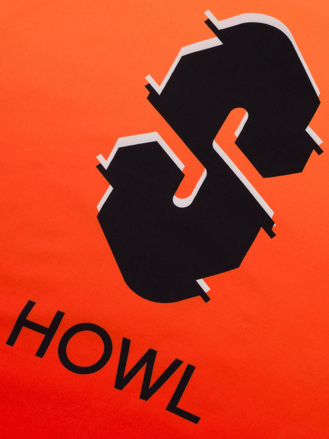 Souvenir x Howl Windproof Motto Jersey T-Shirt Winter 2026 | ORANGE