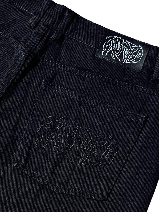 Frosted Wavy Classic Jeans Spring 2026 | BLACK