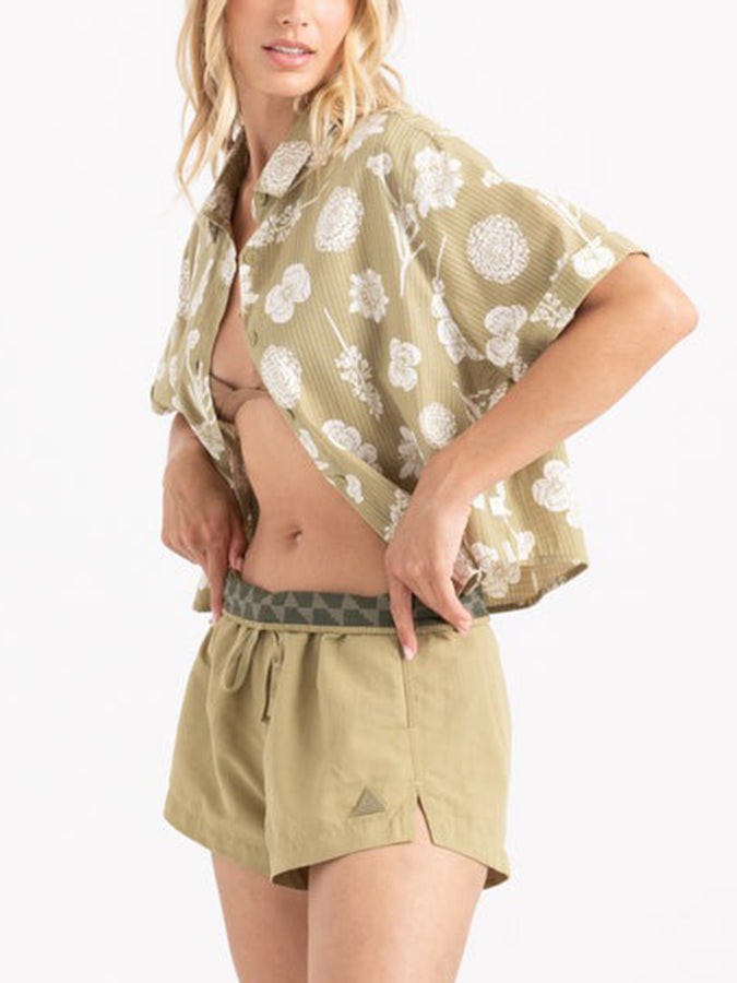 Roark Bless Up Camp Buttondown Shirt Spring 2026 | DUSTY OLIVE (DTO)