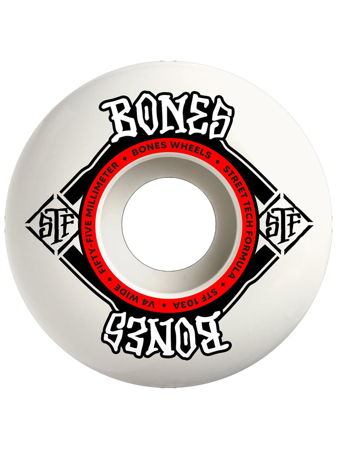 Bones STF Wides V4 103A Skateboard Wheels 2025 | NATURAL