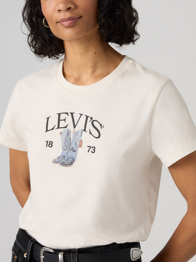 Levis The Perfect Tee Levi's Denim Boots T-Shirt Fall 2026 | EGRET (3509)