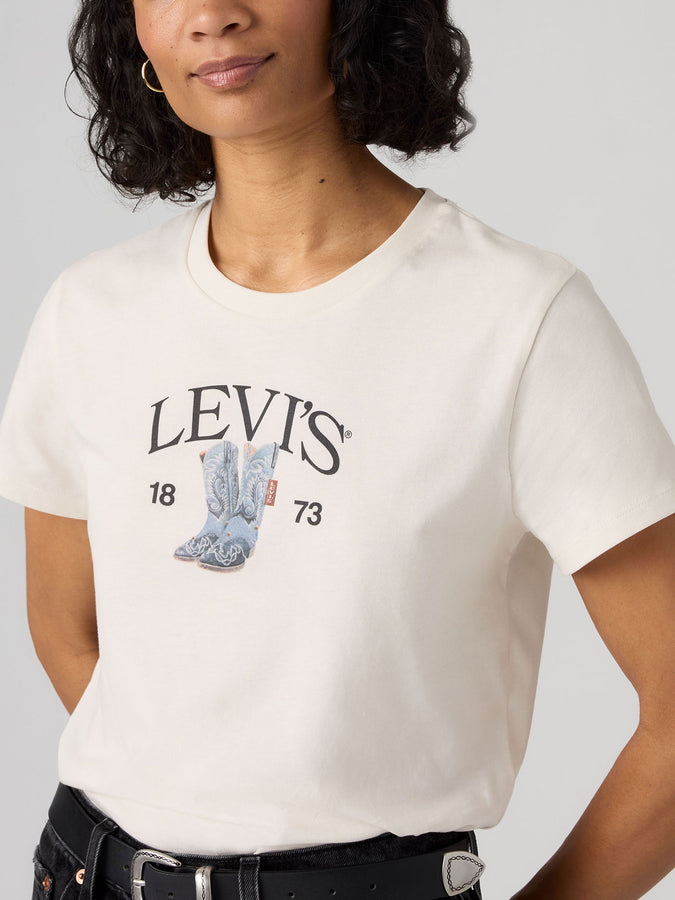 Levis The Perfect T-Shirt Fall 2026 | DENIM BOOTS EGRET (3508)