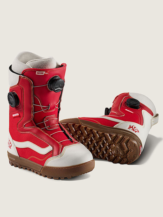 Vans Encore Pro Racing Red/Marshmallow Snowboard Boots 2026 | RACING RED/MARSHMALLOW (BOP)