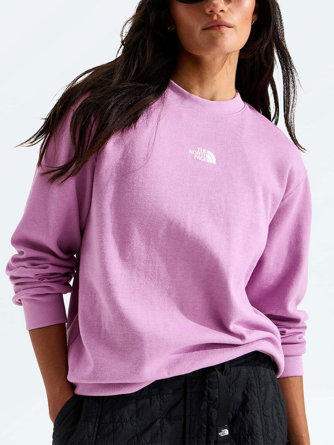 The North Face Double Knit Crewneck Sweatshirt Fall 2026 | HUSHED LAVENDER (G6E)