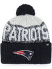 47 Bone Chill 47 Cuff Knit New England Patriots Beanie
