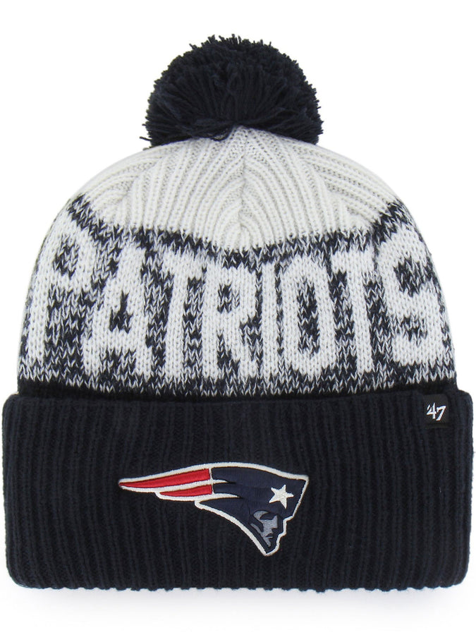 47 Bone Chill 47 Cuff Knit New England Patriots Beanie | NEW ENGLAND PATRIOTS (0321)