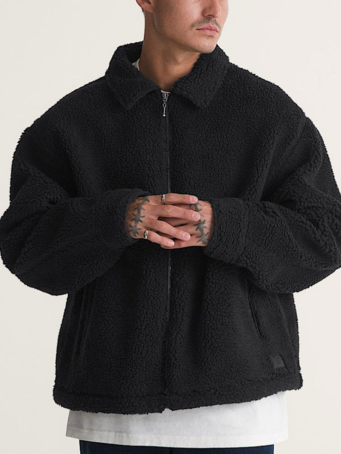 Vans Yukon High Pile Jacket Holiday 2026 | BLACK (BLK)