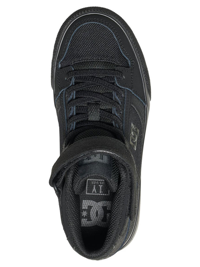 DC Pure High-Top EV Black/Black/Black Shoes | BLACK/BLACK/BLACK (3BK)