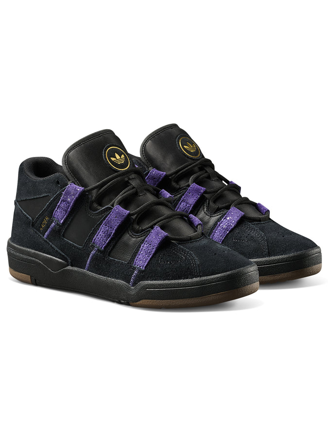 Adidas Kader Core Black/Purple/Metallic Gold Shoes Holiday 2026 | CORE BLACK/PURPLE/GLD METALLIC