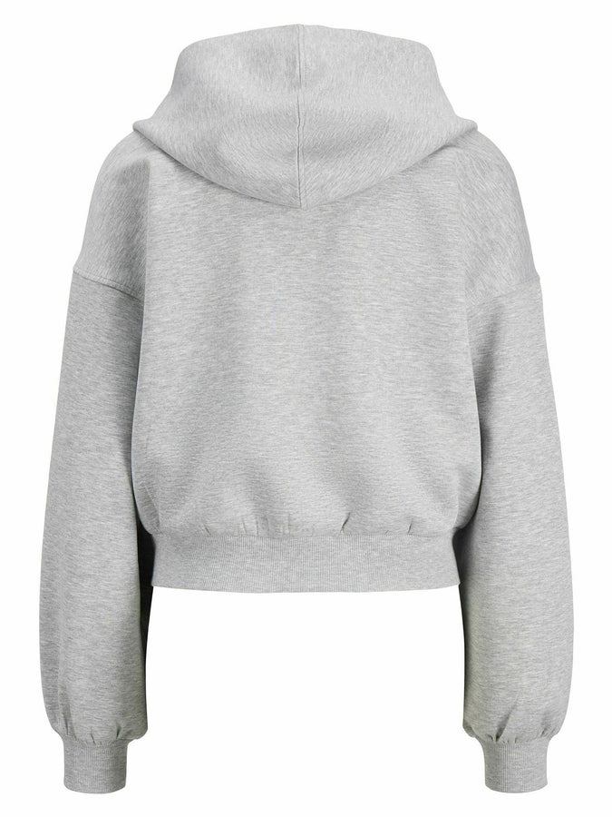 JJXX Zenja Zip Hoodie Spring 2026 | LIGHT GREY MELANGE