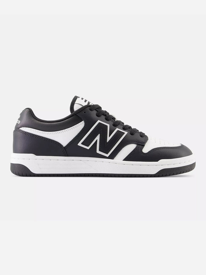 New Balance 480 Blanc/Noir Shoes Spring 2025 | WHITE/BLACK