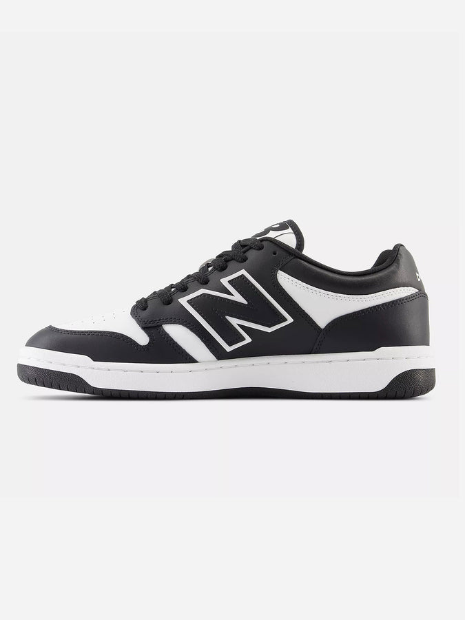 New Balance 480 Blanc/Noir Shoes Spring 2025 | WHITE/BLACK