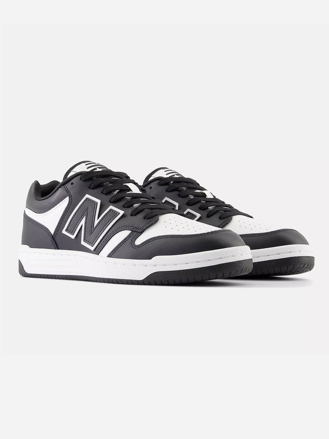 New Balance 480 Blanc/Noir Shoes Spring 2025 | WHITE/BLACK