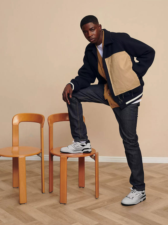 New Balance 550 White/Black Shoes | WHITE/BLACK