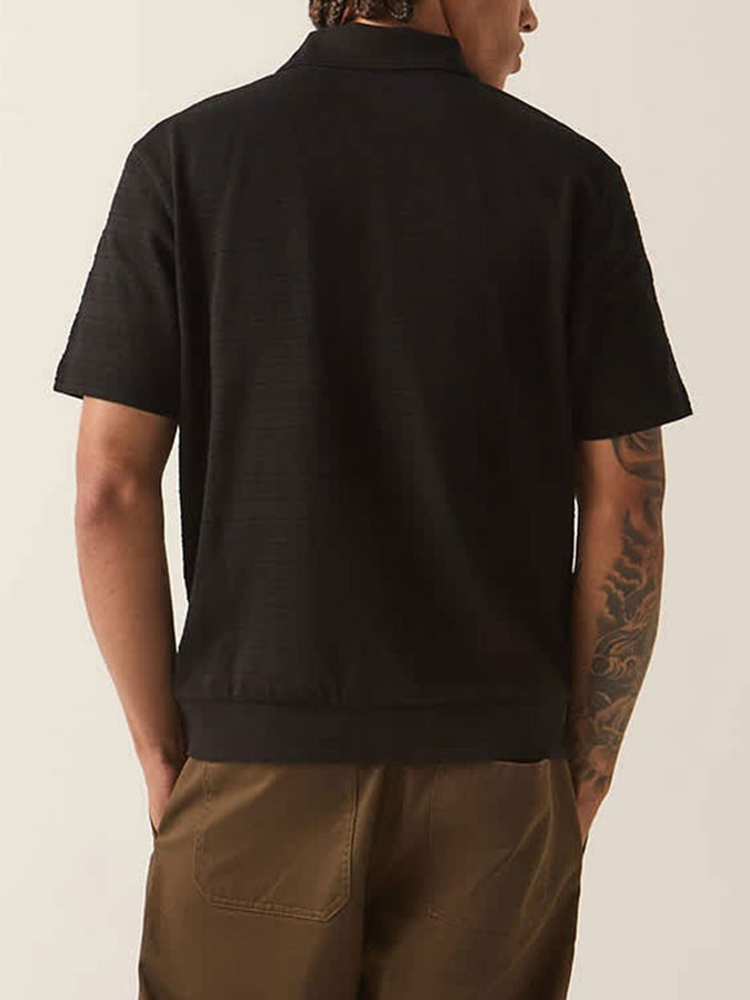 Brixton Stereo Short Sleeve Polo Holiday 2026 | BLACK