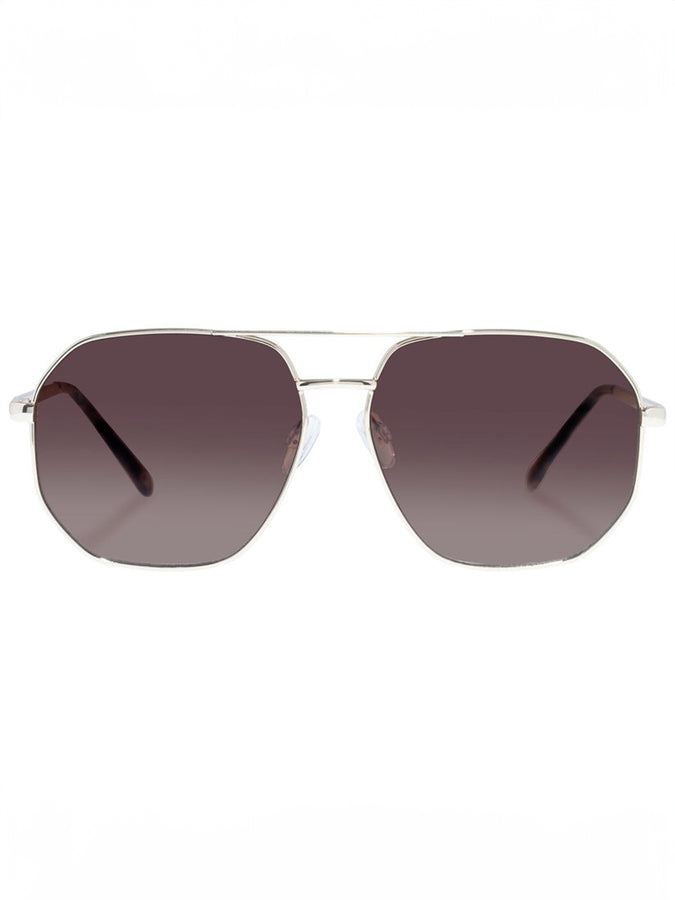 Aire Corvus Gold Dark Tort/Brown Grad Sunglasses | GOLD DARK TORT/BROWN GRAD