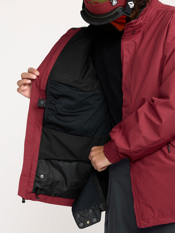 Volcom GORE-TEX Longo Jacket Winter 2026 | BURNT RED (BTR)