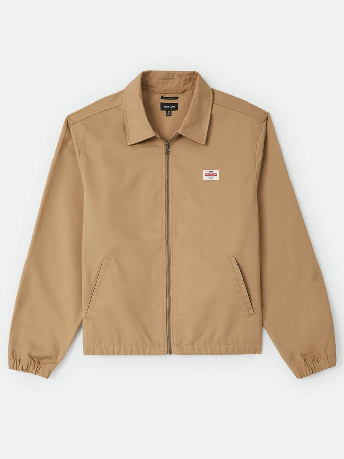 Brixton Trademark Lightweight Garage Jacket Fall 2026 | BRITISH KHAKI